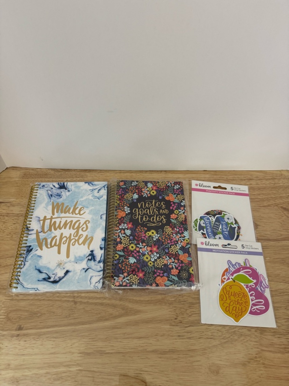 Bloom Floral Notes, Goals & To-Dos Spiral Notebook - Multicolor
